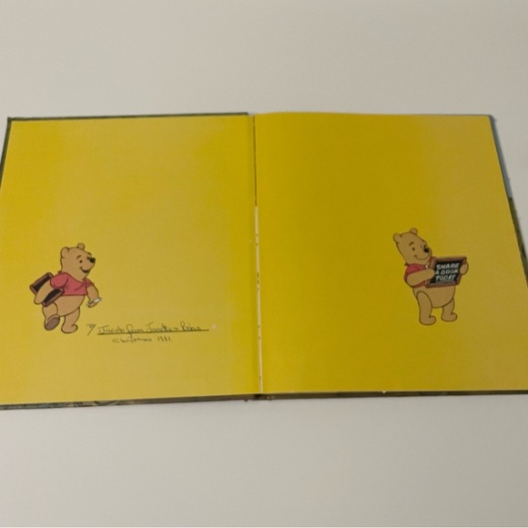 Vintage 1978 Walt Disney's Pooh's Schoolhouse Golden Press Hardcover - Picture 10 of 16